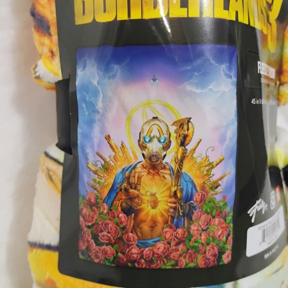 Borderlands 3 Psycho Art Fleece Throw Blanket 45x60 Gearbox 2K Games Funky O